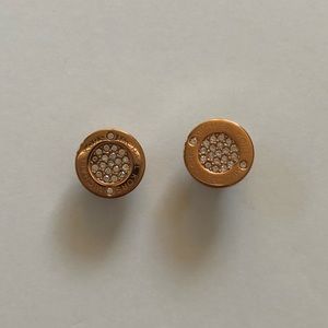 Michael Kors copper stud earrings